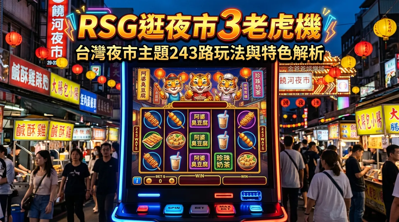 RSG逛夜市3老虎機｜台灣夜市主題243路玩法與特色解析