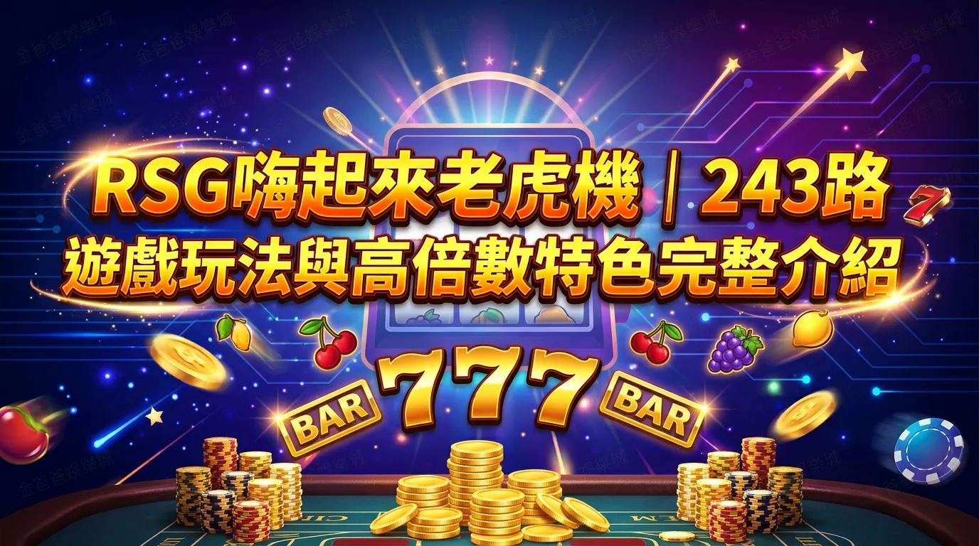 RSG嗨起來老虎機｜243路遊戲玩法與高倍數特色完整介紹