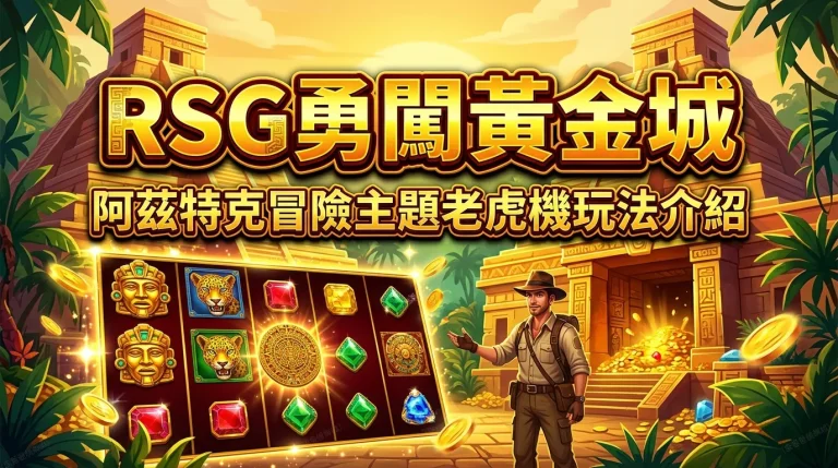 RSG勇闖黃金城｜阿茲特克冒險主題老虎機玩法介紹