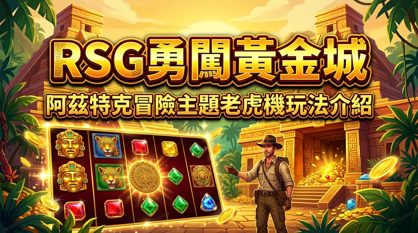 RSG勇闖黃金城｜阿茲特克冒險主題老虎機玩法介紹