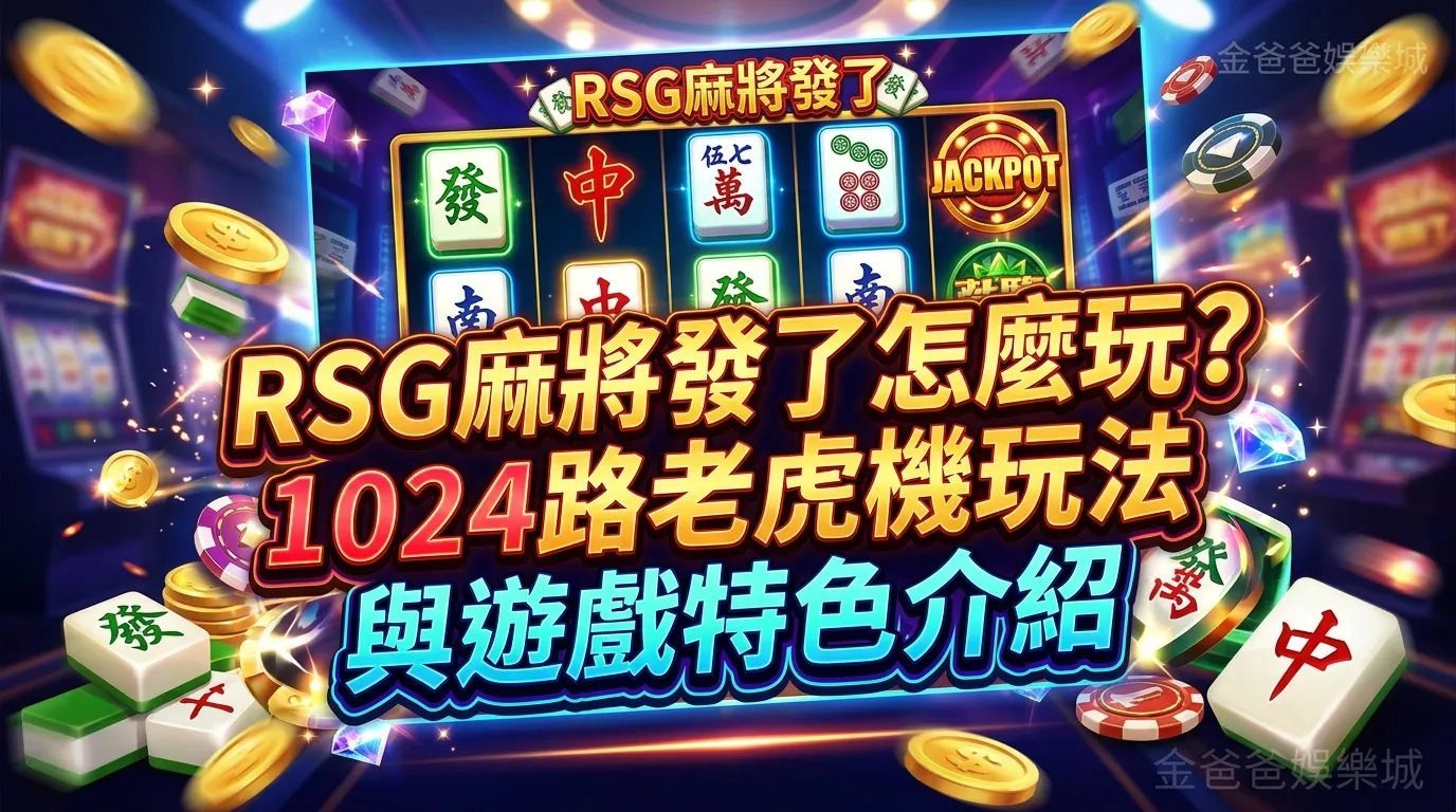 RSG麻將發了怎麼玩？1024路老虎機玩法與遊戲特色介紹