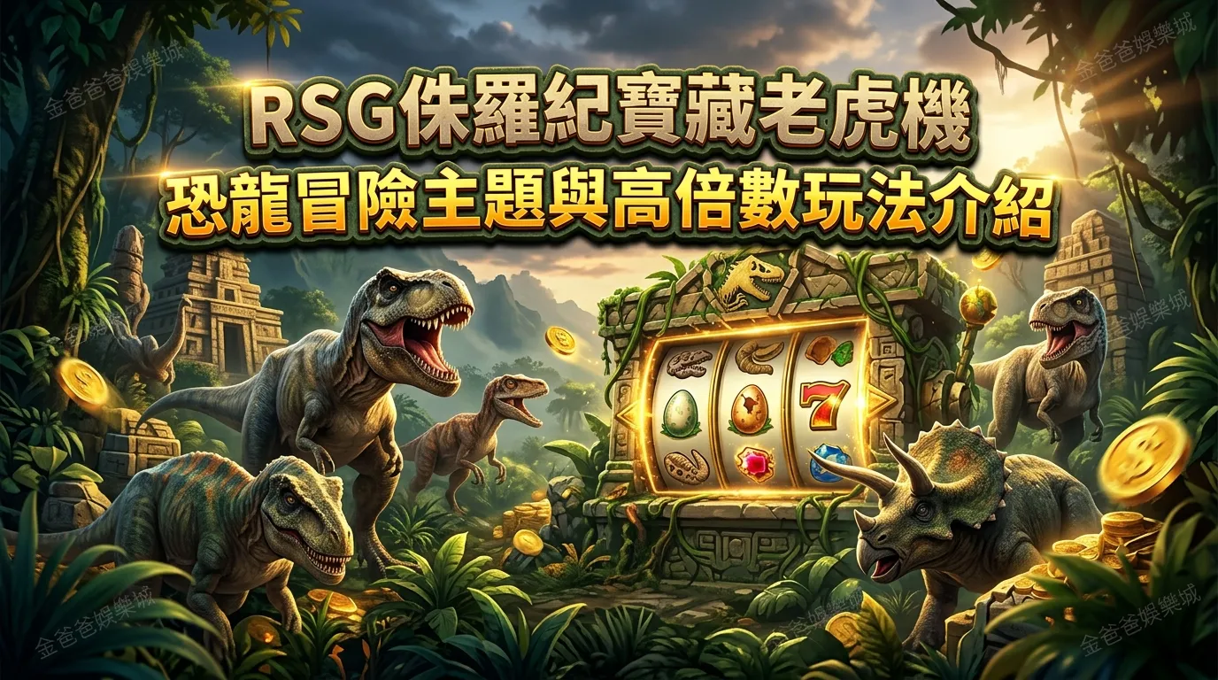 RSG侏羅紀寶藏老虎機｜恐龍冒險主題與高倍數玩法介紹