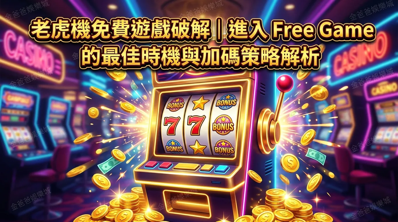 老虎機免費遊戲破解｜進入 Free Game 的最佳時機與加碼策略解析