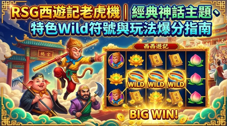 RSG西遊記老虎機｜經典神話主題、特色Wild符號與玩法爆分指南