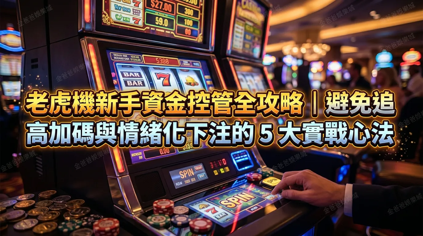 老虎機新手資金控管全攻略｜避免追高加碼與情緒化下注的 5 大實戰心法