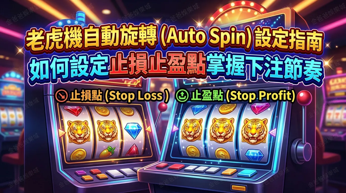 老虎機自動旋轉（Auto Spin）設定指南｜如何設定止損止盈點掌握下注節奏