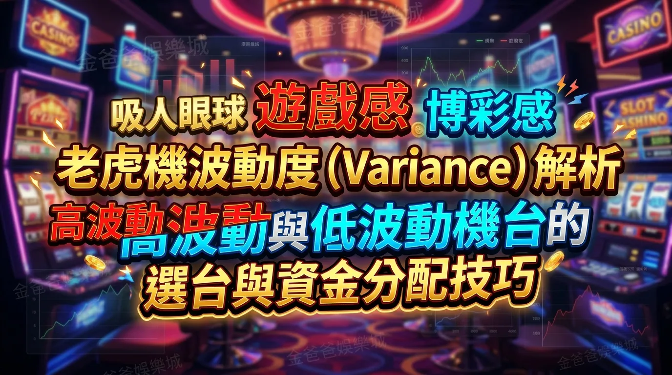 老虎機波動度（Variance）解析｜高波動與低波動機台的選台與資金分配技巧