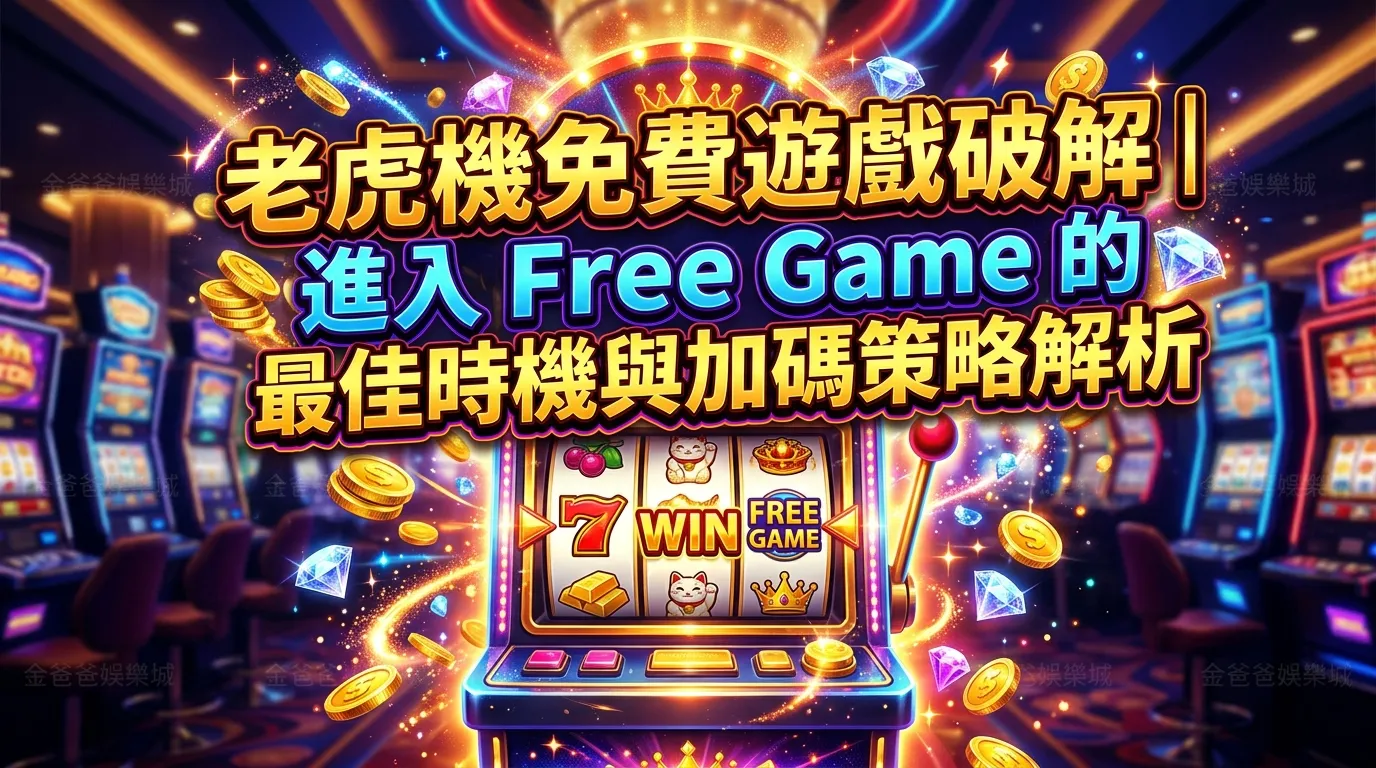 老虎機免費遊戲破解｜進入 Free Game 的最佳時機與加碼策略解析