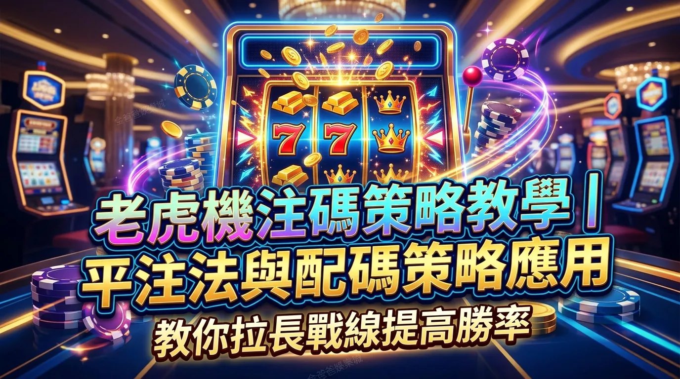 老虎機注碼策略教學｜平注法與配碼策略應用，教你拉長戰線提高勝率