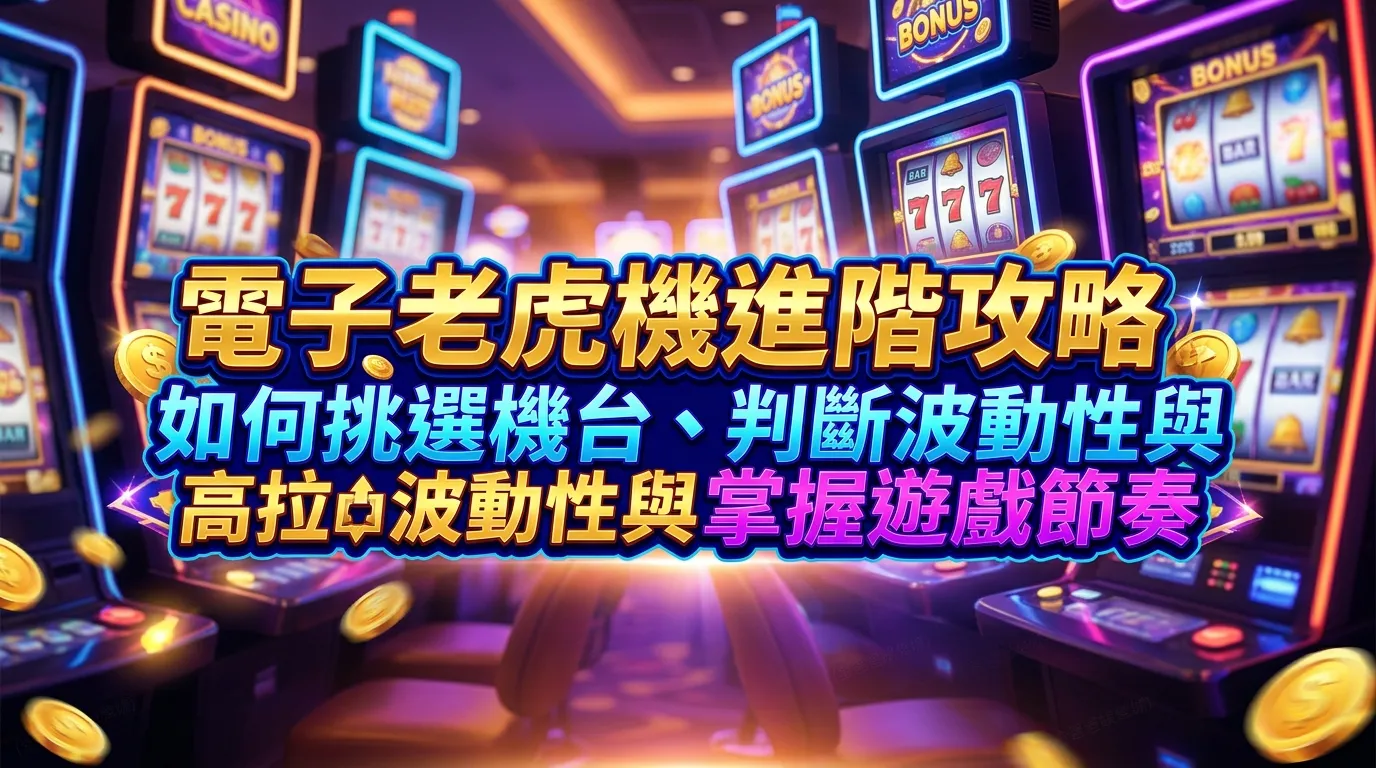 電子老虎機進階攻略｜如何挑選機台、判斷波動性與掌握遊戲節奏