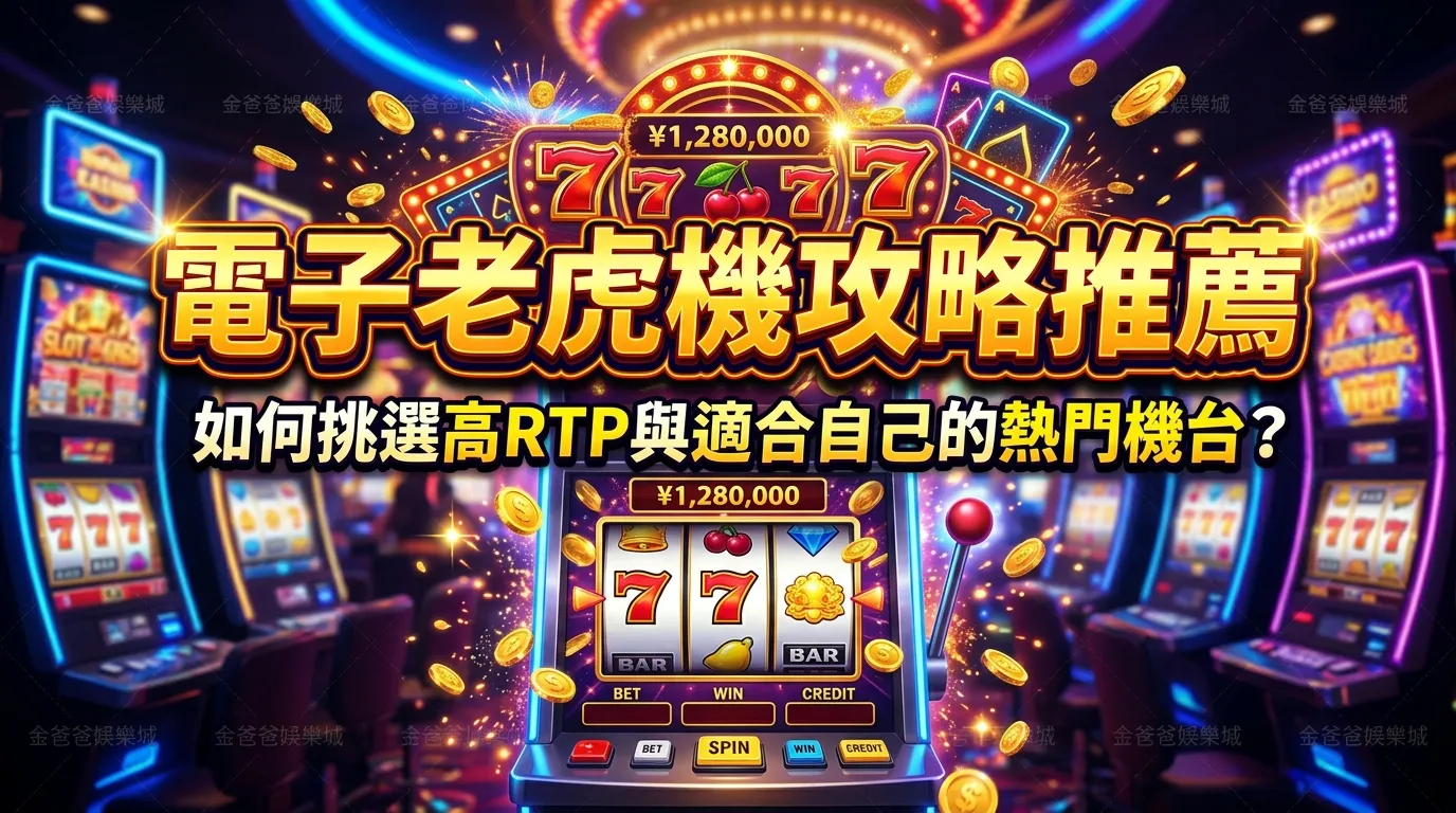 電子老虎機攻略推薦｜如何挑選高RTP與適合自己的熱門機台？
