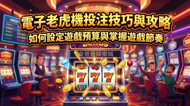 電子老虎機投注技巧與攻略｜如何設定遊戲預算與掌握遊戲節奏