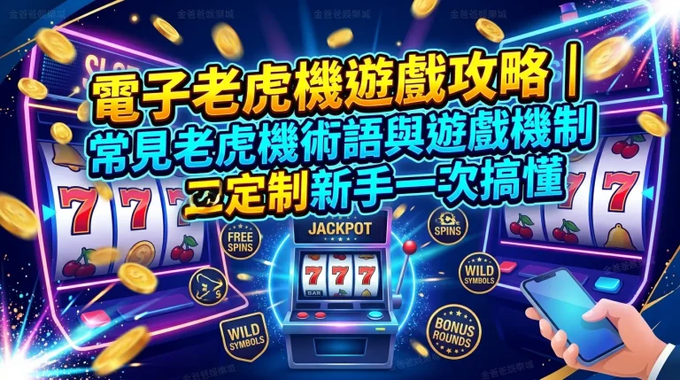 電子老虎機遊戲攻略｜常見老虎機術語與遊戲機制新手一次搞懂