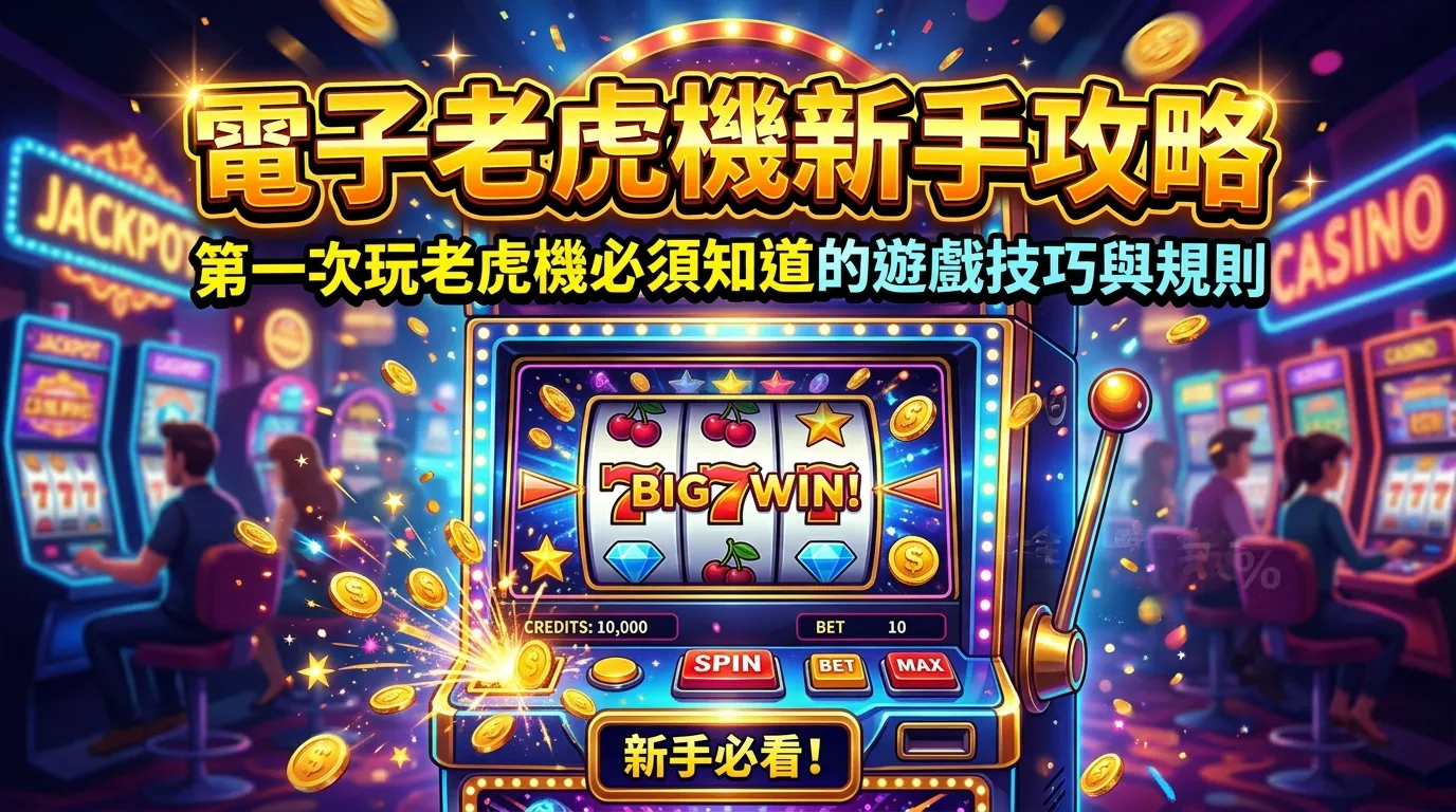 電子老虎機新手攻略｜第一次玩老虎機必須知道的遊戲技巧與規則