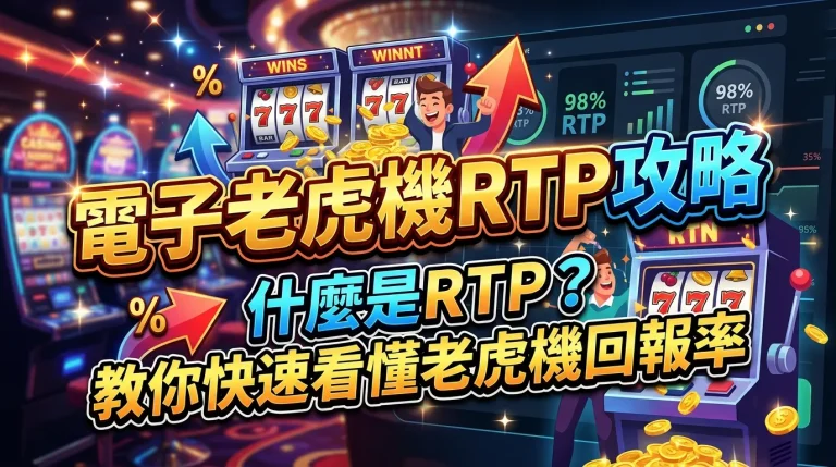 電子老虎機RTP攻略｜什麼是RTP？教你快速看懂老虎機回報率