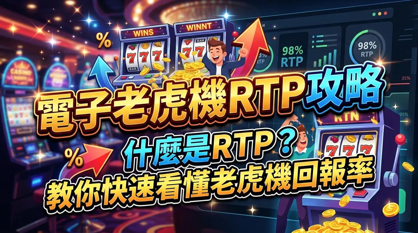 電子老虎機RTP攻略｜什麼是RTP？教你快速看懂老虎機回報率