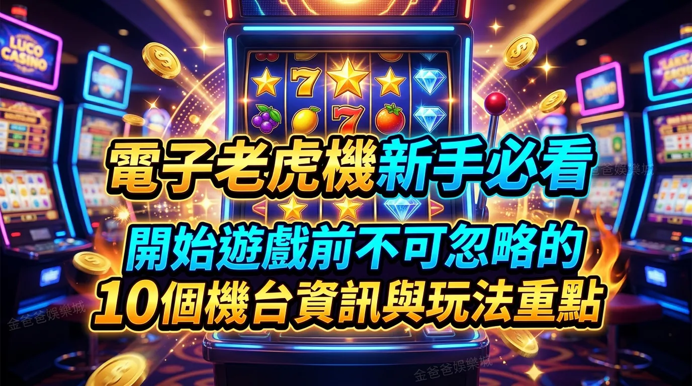 電子老虎機新手必看｜開始遊戲前不可忽略的10個機台資訊與玩法重點