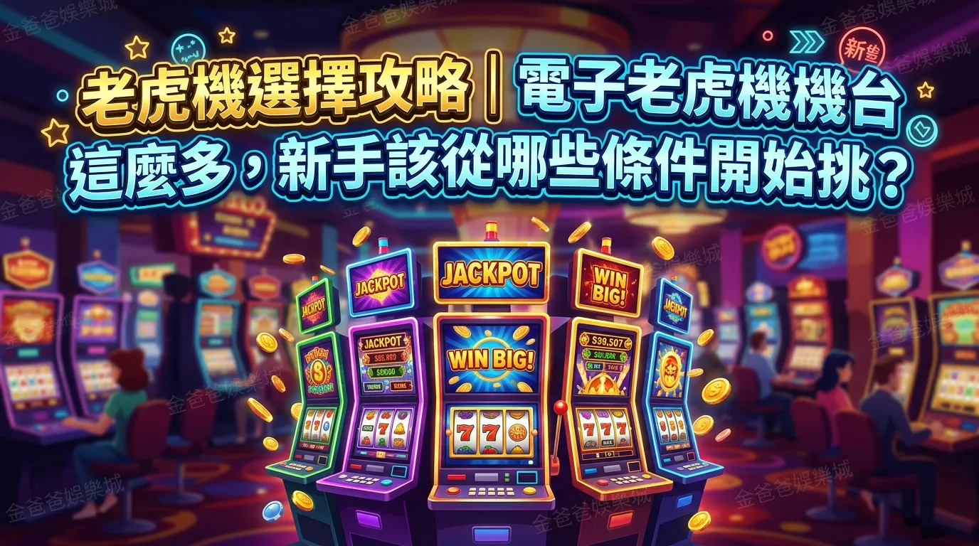 老虎機選擇攻略｜電子老虎機機台這麼多，新手該從哪些條件開始挑？