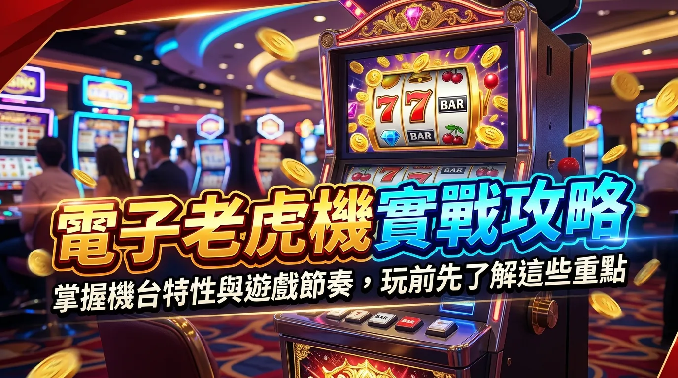 電子老虎機實戰攻略｜掌握機台特性與遊戲節奏，玩前先了解這些重點