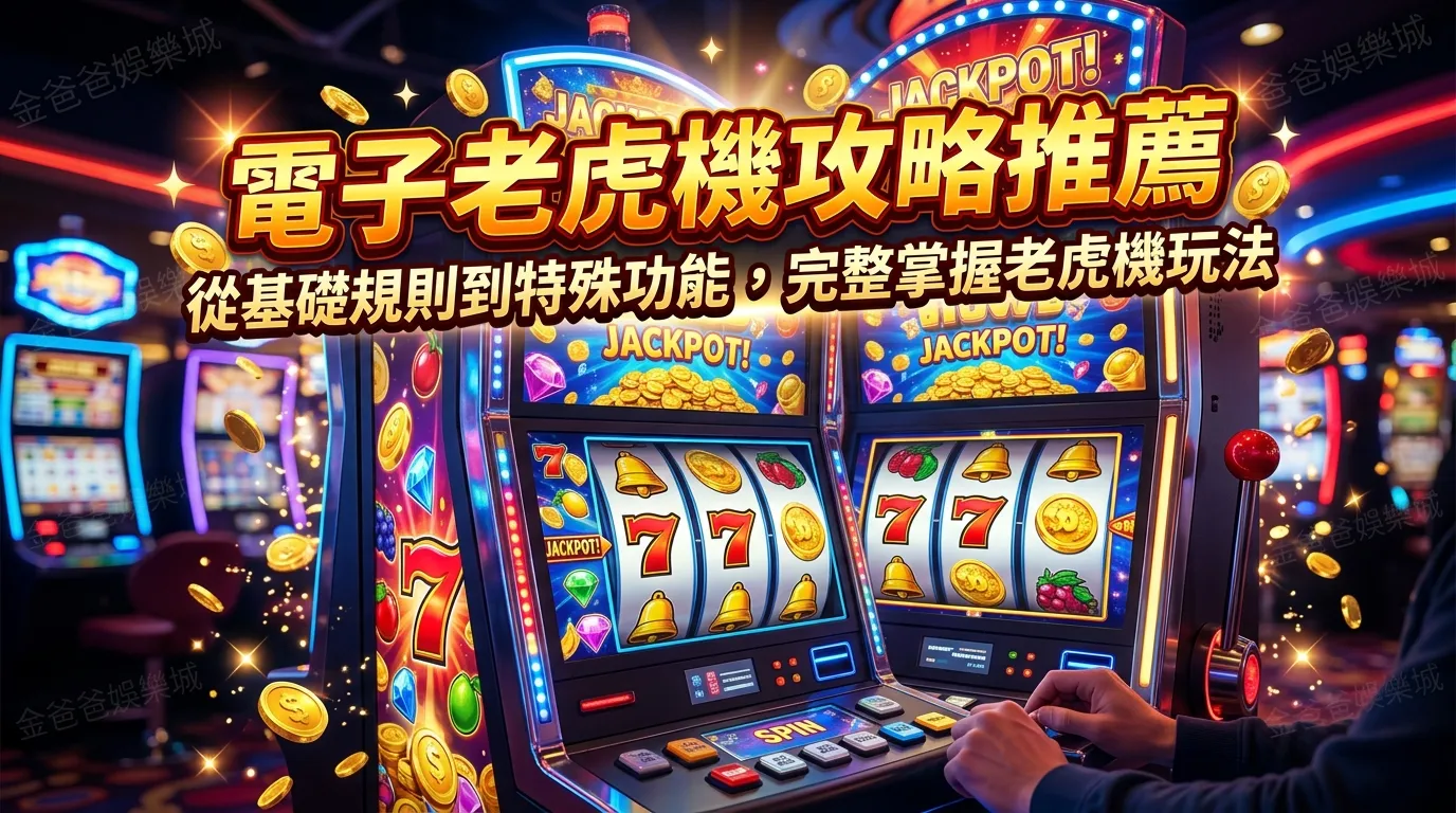 電子老虎機攻略推薦｜從基礎規則到特殊功能，完整掌握老虎機玩法