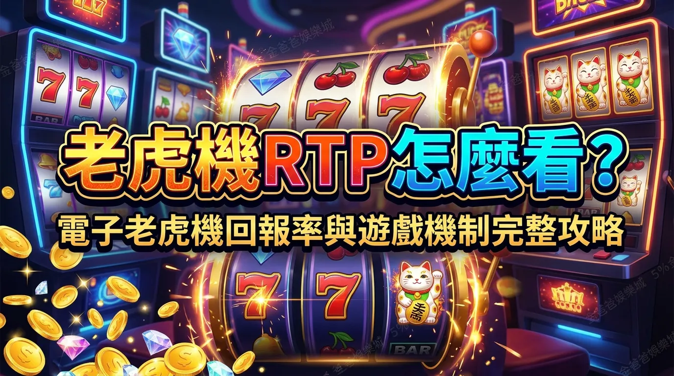 老虎機RTP怎麼看？電子老虎機回報率與遊戲機制完整攻略