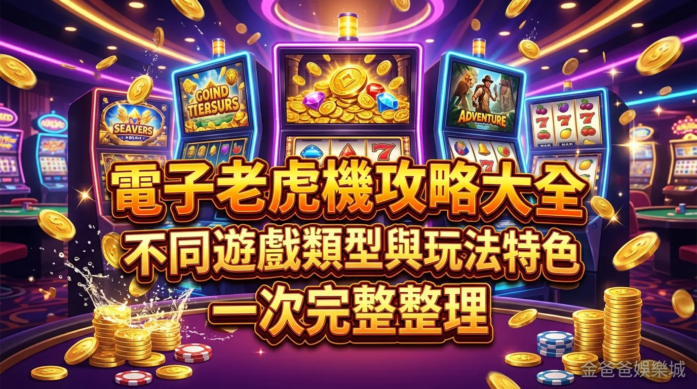 電子老虎機攻略大全｜不同遊戲類型與玩法特色一次完整整理