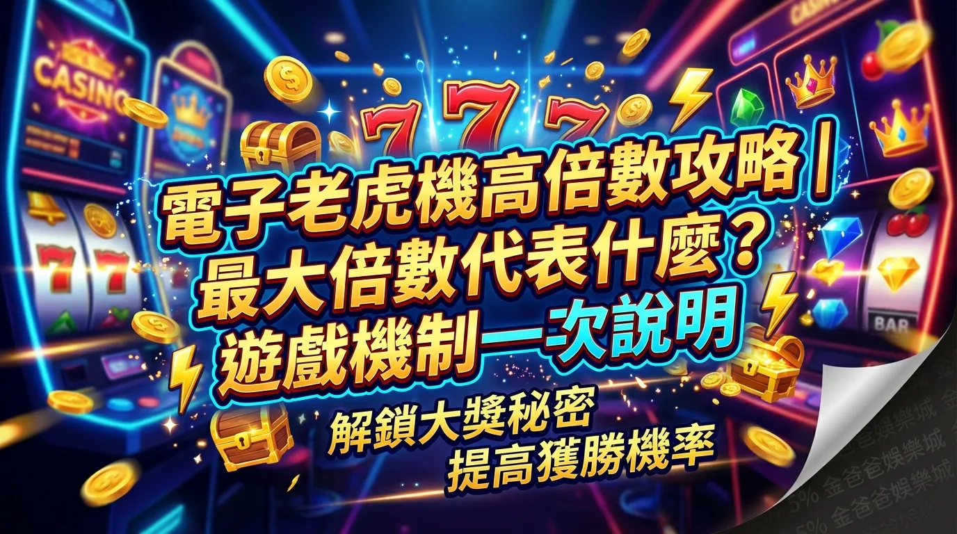 電子老虎機高倍數攻略｜最大倍數代表什麼？遊戲機制一次說明