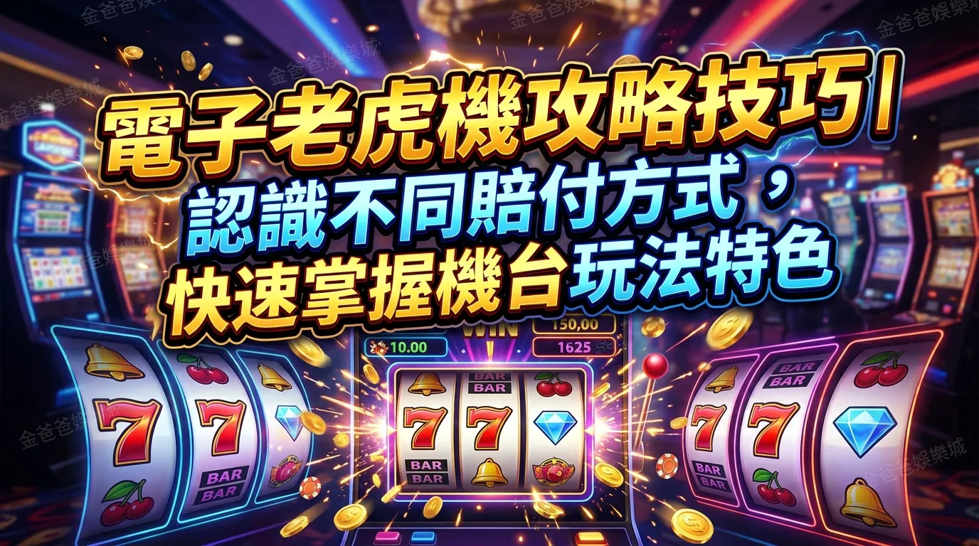 電子老虎機攻略技巧｜認識不同賠付方式，快速掌握機台玩法特色
