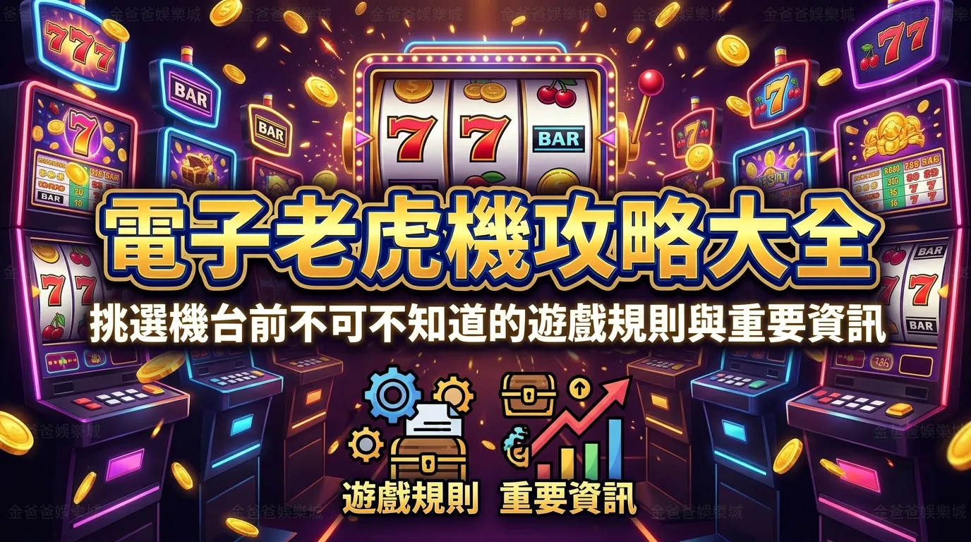 電子老虎機攻略大全｜挑選機台前不可不知道的遊戲規則與重要資訊