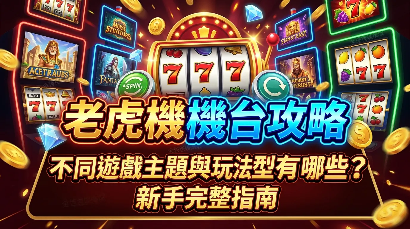 老虎機機台攻略｜不同遊戲主題與玩法類型有哪些？新手完整指南
