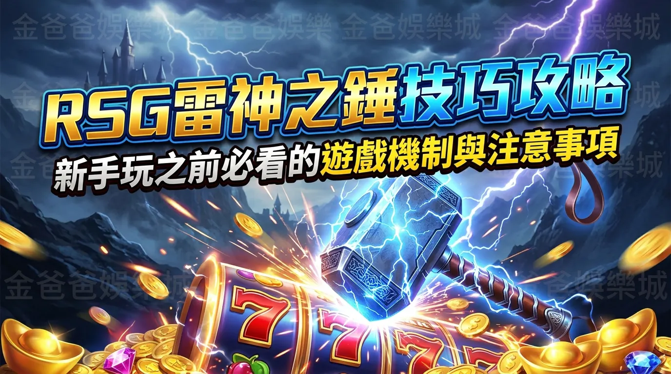RSG雷神之錘技巧攻略｜新手玩之前必看的遊戲機制與注意事項