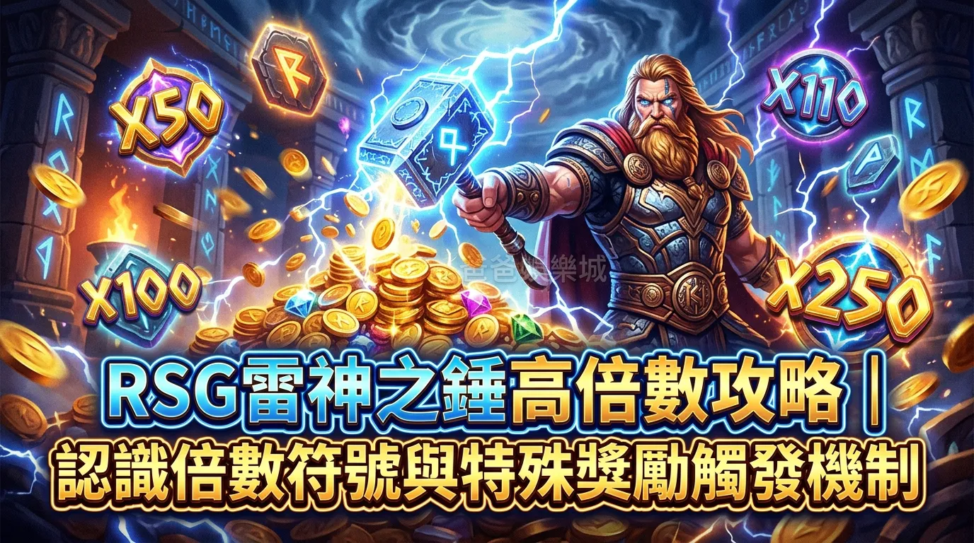 RSG雷神之錘高倍數攻略｜認識倍數符號與特殊獎勵觸發機制