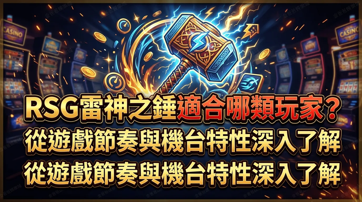 RSG雷神之錘適合哪類玩家？從遊戲節奏與機台特性深入了解