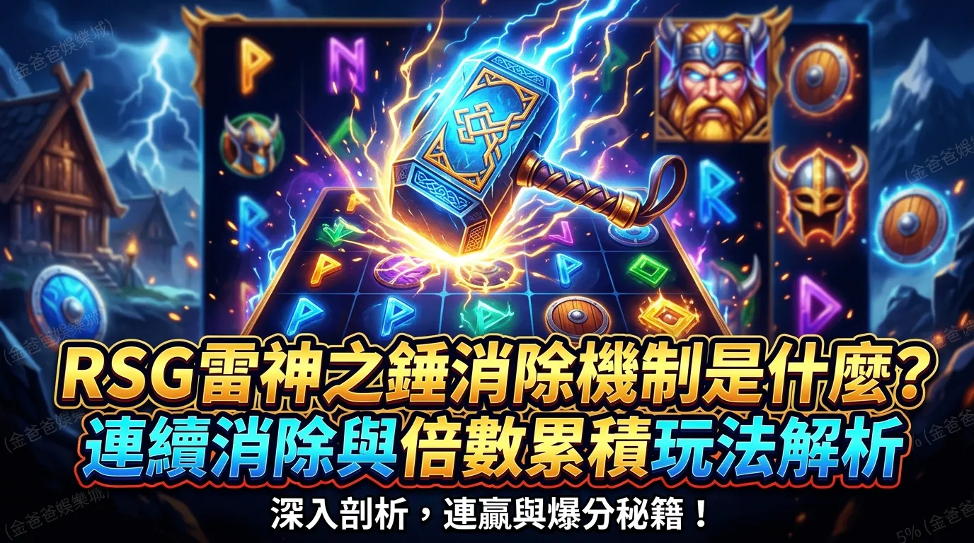 RSG雷神之錘消除機制是什麼？連續消除與倍數累積玩法解析