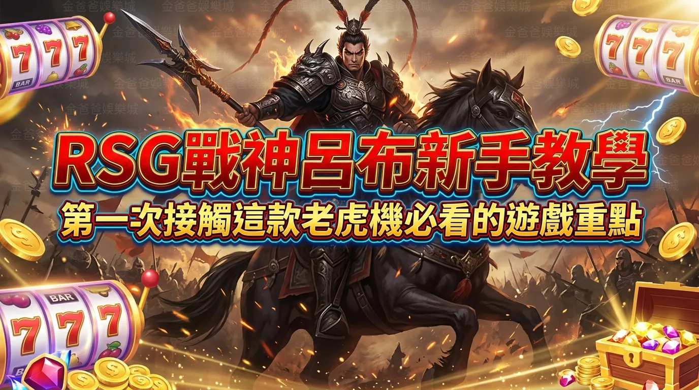RSG戰神呂布新手教學｜第一次接觸這款老虎機必看的遊戲重點