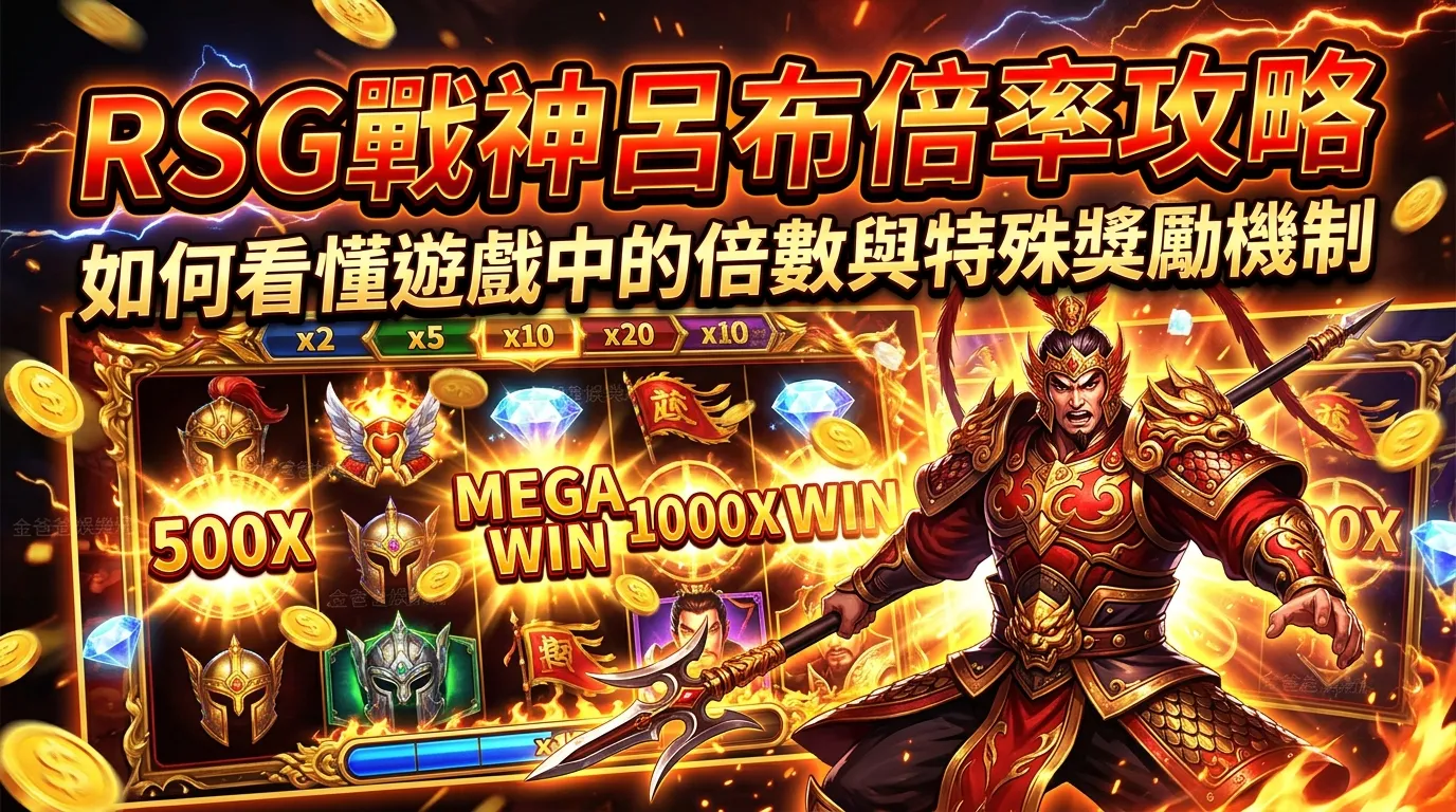 RSG戰神呂布倍率攻略｜如何看懂遊戲中的倍數與特殊獎勵機制
