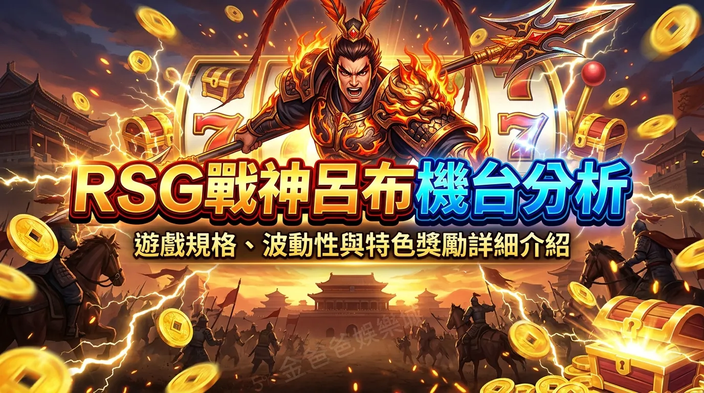 RSG戰神呂布機台分析｜遊戲規格、波動性與特色獎勵詳細介紹