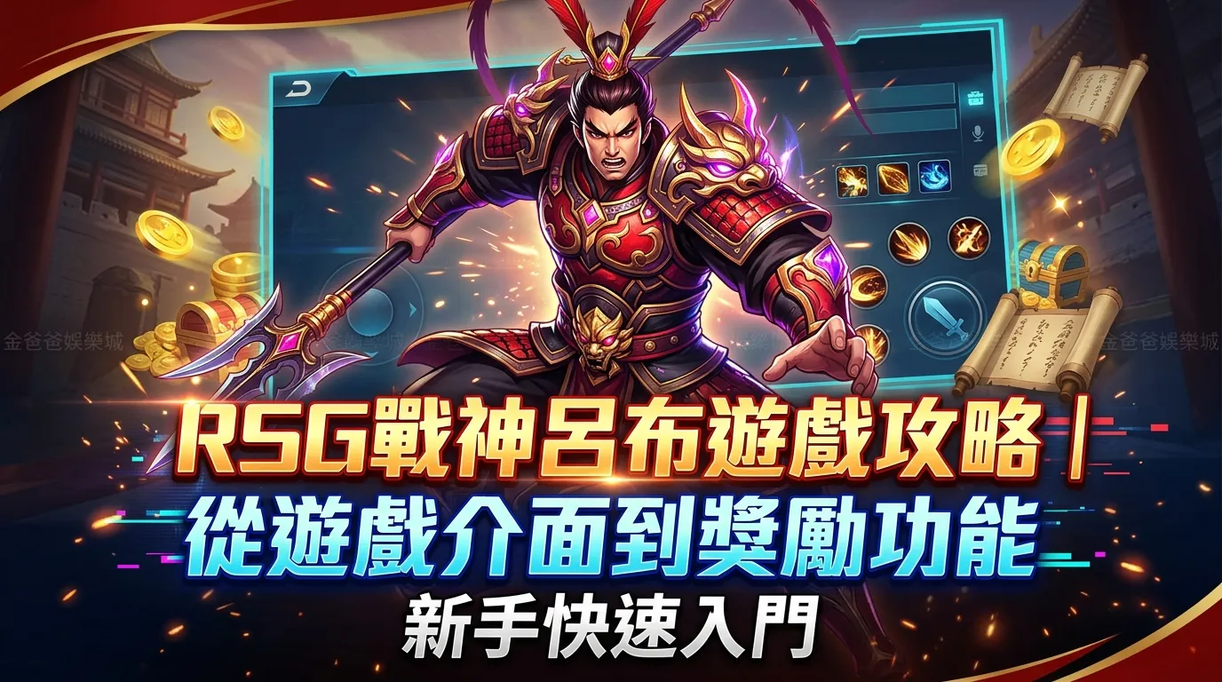 RSG戰神呂布遊戲攻略｜從遊戲介面到獎勵功能，新手快速入門