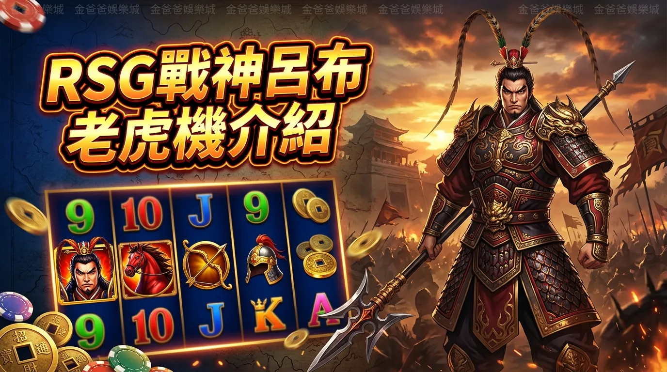 RSG戰神呂布老虎機介紹｜三國名將呂布化身遊戲主角，玩法一次看懂