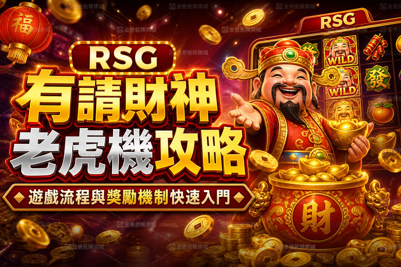 RSG有請財神老虎機攻略｜遊戲流程與獎勵機制快速入門