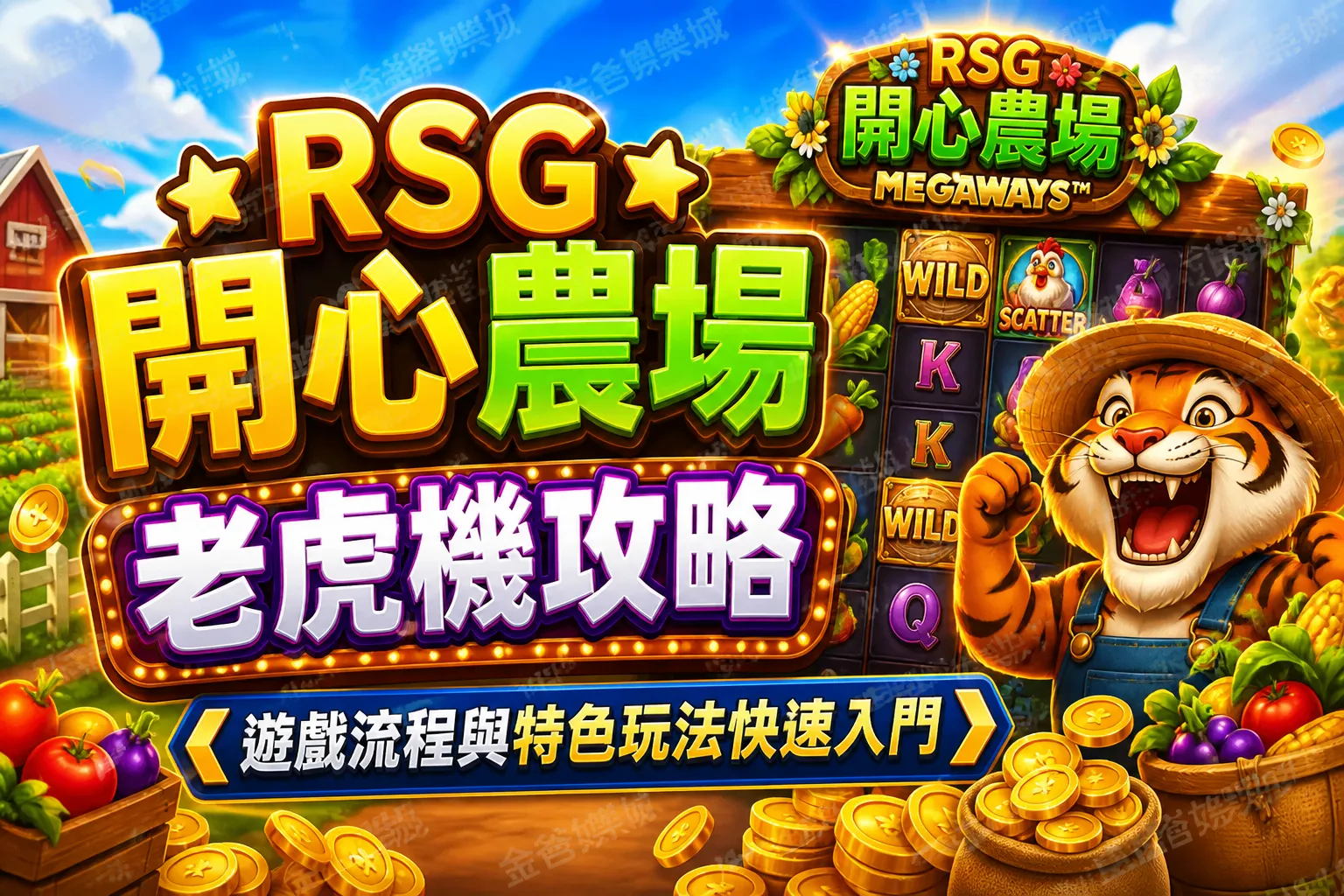 RSG開心農場老虎機攻略｜遊戲流程與特色玩法快速入門
